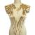 Gauze Sequins Gold Thread Feather Phoenix Tail Patches Sewing Fabric Collar Applique Brooch Embroidery Lace Patch DIY Wedding Gown Cheongsam Bridal Dress Crafts 1 Set/5pcs (White) Ivory,Gold,White