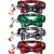 LLHK 4 Pack Christmas Cat Collars with Bow Tie and Bell,Breakaway Kitten Collar for Girl Boy Cats,Adjustable 7-12inch, for Kitty Kitten Adult Cats,Pet Supplies,Stuff,Accessories.