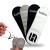 Hasiera 4x glasses cleaning towels optician quality - super gentle & suction strong - 16 x 5cm - reusable cleaning cloths - microfiber glasses cleaning cloth