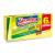Spontex potted cleaner sponge anti-fat 6 Pack cleaning sponge with high fat solving power with handlebar for stubborn dirt 1 x 6 pack 6 pieces (1 Pack) pot cleaner 6 Pack
