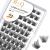 eyelashes extensions 72 PCs B & q single DIY lash clusters for beginners reusable eyelash bushes single eyelashes for eyelash extensions at home (NM D-8-16Mix) D-8-16 MIX B 02