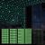 ECHOCUBE 521pcs Glow in The Dark Star Realistic 3D Luminous Stars Wall Stickers Glowing Stars for Ceiling and Walls DIY Luminous Adhesive Stickers for Baby Girls Boys Kids Bedroom Nursery Decoration