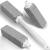 MARYTON Pumice Stone Toilet Bowl Cleaner with Extra Long Handle Replaceable Design 1 Cleaning Handle 3 Cleaning Stones Refills Also Cleaning Limescale Deposits Mildew & Grills Tiles Grout & Pools