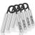 ZEAGUS HAND CONTRACTION SOUNDAY TRAINER 4PACK OR 6Pack 22.5kg-157.5kg metal finger trainer non-slip grip trainer highly resilient handle for muscle build-up and hand-rehabilitation exercises 4Pack 22.5+67.5+90kg