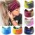 Kavya Headbands for Women's Hair UK Wide Soft Ladies Headband Boho Fashion Bandanas Knot Adult Scarfs Hairbands Elastic Fashion Yoga Hair Bands Hair Accessories (Tie-Dye) Multi-colored-8