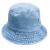 Gelante 100% Cotton Packable Fishing Hunting Summer Travel Bucket Cap Hat Large-X-Large Denim Blue