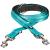 Nobby Leash Soft Grip turquoise L: 200 cm W: 25 mm 1 piece turquoise-black width 25 mm