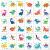 PapaKit Party Dinosaurs 36 Temporary Fake Tattoo Set  18 Individually Wrapped Sheets | Kids Girls & Boys Birthday Party Favor Gift Reward  Non-Toxic Food Grade Ingredients Safe Removable