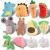 onebarleycorn Cat Catnip Toys 12 Pcs Cat Toys for Indoor Cats Adult Kitten Cat Plush Chew Teeth Cleaning Toy Cat Interactive Toys Pillow Cat Crinkle Balls