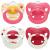 Nuk Signature Day & Night Baby Casing |6-18 months |Calms 95 % of the babies |BPA-free silicone pacifier in heart shape |Lights up in the dark |Heart |4 pieces of pink 6-18m