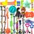 Mulevip dog toys 20 PCs dog toys set dog ropes interactive pet rope toys rope ball dog dog robust teeth chew dusk toys for small large medium -sized dog