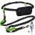 Jogging lines for small dogs up to 15 kg |Elastic reflective dog leash from 110 to 160 cm stretchy |Freehand lines with belly belt to jog walk cycling hiking