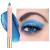Oulac Shimmer Blue Eyeshadow Stick - Highly Pigmented Eye Shadow Pencil Waterproof & Long Lasting  Shimmering Glitter Finish  Blendable Eyes Makeup  Vegan & Cruelty-Free 3.8g  (08) Aqua Aqua (08)