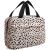 Makeup Bag for Women Cosmetic Bag Small Make Up Organizer Travel Toiletry Bags Waterproof Zipper Tote Pouch Purse for Girls (Leopard)