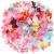 Chumia 100 Pcs Dog Hair Bows for Small Dogs Dog Bows with Rubber Band Dog Hair Accessories Puppy Hair Bows Dog Grooming Bows Pet Bowknot for Girl Cat Poodle Shih Tzu Large Small Dogs