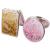 Mlysnd pocket mirror 2 pieces pocket mirror foldable mini make -up mirror portable pocket mirror small double -sided round square (pink gold)