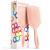 Framar Detangler Brush  Paddle Brush   Elegant Detangling Brush  No more Tangles Hair Brush   Hair Brushes for women  men and children (Champagne)