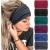 Tobeffect Headbands for Women African Boho Wide Hairband Headband Knotted Head Wraps Turbans Hair Accessories Headbands 1