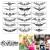 ELANE 19 Sheets Temporary Tattoo Stickers Set Including 18PCS Body Art Makeup Fake Tattoo 1PCS Calm Down Tattoo Stickers Hand Neck Wrist Art Fashion Waterproof Removable Body Sticker 19PCS-BLACK