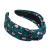 YETASI Leopard Satin Headbands for Women Get Compliments. Head bands for Women's Hair are Chic. Green Knotted Headband for Women is a Classy Cheetah Headband Blue/Green
