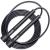 STARFIT Lightweight Jump Rope for Fitness and Exercise - Adjustable Jump Ropes with Plastic Handles - Tangle-Free Skipping Rope for Crossfit, Gym, Cardio and Endurance Training - Jumping Rope for Workout Black