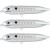 Catfish Rattling Line Float Lure for Catfishing, Demon Dragon Style Peg for Santee Rig Fishing, 4 inch (3-Pack, Threadfin Shad)