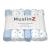 MuslinZ 6pk Baby Muslin Squares Burp Cloths Dribble Cloth Breastfeeding Cover 70x70cm 100% Pure Cotton Absorbent & Breathable (Blue Star)
