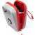 ACHIX Golf Rangefinder Hard Shell Case Compatible with Bushnell/Callaway, Universal Range Finder Carry Bag with Carabiner Belt Clip Silver-Red edge