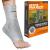 Incrediwear Ankle Sleeve  Ankle Brace for Joint Pain Relief, Sprained Ankle Support, Arthritis, Inflammation Relief, and Circulation, Ankle Support for Women and Men (Grey, Large) Grey Large (Pack of 1)