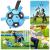X Xben dog toys ball 20cm permanent dog toys for small medium -sized dogs interactive dog football with rope and inflation device dog ball for outdoor indoor lawn swimming 20cm blue