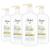Dove Ultra Care Shampoo Coconut & Hydration Pack of 4 For Dry Hair Shampoo with Oil Blend of Coconut Jojoba & Sweet Almond 31 oz
