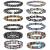 CASSIECA 12 Pcs Hematite Magnetic Bracelet for Men Women Reiki Bracelet Tiger Eye Rainbow Beaded Stone Bracelets Set 12pcs