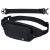 WATERFLY Fanny Pack Waist Bag: Runner Small Hip Pouch Bum Bag Running Fannie Pack Phanny Fannypack Waistpack Bumbag Beltbag Sport Slim Fashionable for Jogging Hiking Woman Man Black