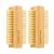 GREENTH PRO Bamboo Nail Brush,2PCS Two-side Firm Nature Wooden Sisal Scrub Brush for Toes and Nails,Cleaning Nail Brush