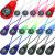 Multi-Color Mini Survival Compass Outdoor Camping Hiking Pocket Compass Liquid Filled Mini Compass on Cord for Emergency Survival Kits Watchband Paracord Bracelet Necklace Key Chain
