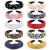 Funtopia Fashion Headbands for Women Girls  10 Pcs Knotted Pearl Wide Top Knot Turban Hair Bands/ Hoops Vintage Velvet Leopard Print