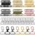 Swivel Clasp Hooks, Anezus 80Pcs Key Chain Clip Hooks, D Ring Clip Lanyard Hardware for Keychain Making, Lanyard Making, Purse Hardware, DIY Craft (3/4 Inside Width) Multicolors 3/4 inch