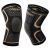 Copper Knee Braces for Men and Women (2 pack) -Knee Supports Copper Compression Knee Sleeve for Knee Pain Arthritis Sports and Recovery Support 2pack-Copper-Black Large