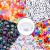 1400pcs 5 Color Cube Alphabet Beads Bracelet Letter Beads for Bracelets Making with 1 Roll 50M Crystal String Cord for Jewelry Making(6mm) 5colors A