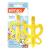 Elmex 2-in-1 baby toothbrush and bite ring 0-12 months 1 piece-get used to brushing your teeth and pleasantly in the case of dental problems-BPA-free and harmless to health