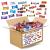 GOURMET BOX | 1.55 kg assortment of Mini-Chocolates individually wrapped | Celebrations Kinder Milka Sweden Toblerone | Nearly 200 Chocolate Sweets to share