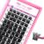 Cluster Lashes 72 Pcs Lash Clusters DIY Eyelash Extension Individual Cluster Eyelashes Tender Style Self-Application Fluffy Super Thin Band Reusable Soft & Comfortable(Tender-C-8-16mix) 8-16 mix-C Curl Tender