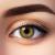 Aricona Colored contact lenses with starch honey -brown -3.50 diopters brilliant eye color & clear view with the natural color lenses for glasses wearers with premium hydrogel -3.50