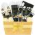 Spa Gifts for Women, White Orchid Gift Basket for Women, Birthday Gifts for Women 18Pcs with Diffuser, Shower Steamer, Himalayan Rocks, Jojoba Oil, Scented Candle, Golden Basket, Gifts for Her