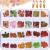 Kalolary 2 Boxes Maple Leaves Nail Art Sequins  3D Fall Leaves Stickers for Acrylic Nails  Maple Leaves Wood Pulp Glitter Flakes for Autumn Nail Art Decorations