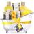 Spa Luxetique Spa Bath Baskets for Women  8pcs Bath Set  Spa Bath Gift Set Includes Body Lotion  Bubble Bath  Bath Salt  Essential Oil  Mother's Day Gift for Mom Tahiti Island