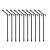 Zite Fishing Anti-Tangle Boom Sleeves Set - 10 PCS with Swivel Curved - Spacer Tubes for Feeder