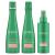 Nexxus Unbreakable Care Shampoo Conditioner and Leave-In Spray 3 Pack For Fine and Thin Hair with Keratin Collagen Biotin (White) 3 Count Regimen Pack