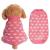 Dxhycc Dog Knitted Sweater Dog Heart Sweater Puppy Sweater Warm Soft Pet Holiday Clothes for Small Cats and Dogs (Pink, S) Small Pink