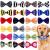 JpGdn Small Dogs Collar Attachment Bows Ties for Puppies Cats Birthday Party Adjustable Bowties Sliding Bows Neckties Grooming Accessories Costumes Wedding 20pcs for large size
